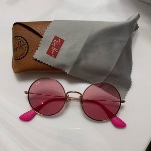 Ray Ban Ja-jo 3592 Sunglasses round pink sunglasses